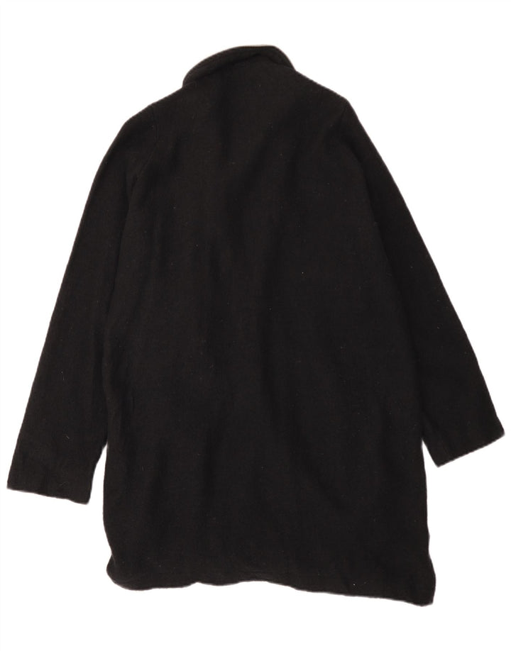 Manteau Femme ZARA France 44 Laine Noir Moyen