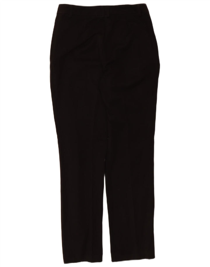 Marks & Spencer Pantalon chino régulier pour femme UK 8 Small W28 L29 Noir