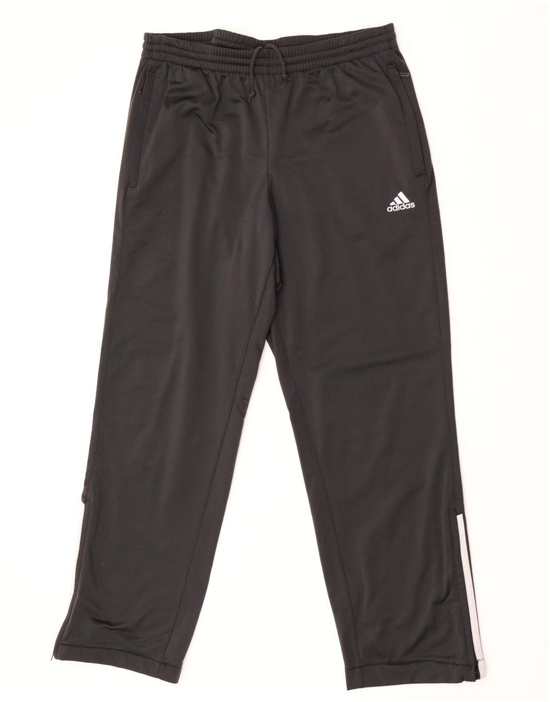 Adidas Pantalon de survêtement pour homme UK 44/46 Large Noir Polyester