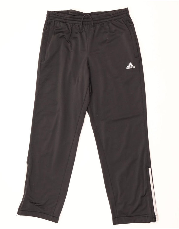 Adidas Pantalon de survêtement pour homme UK 44/46 Large Noir Polyester
