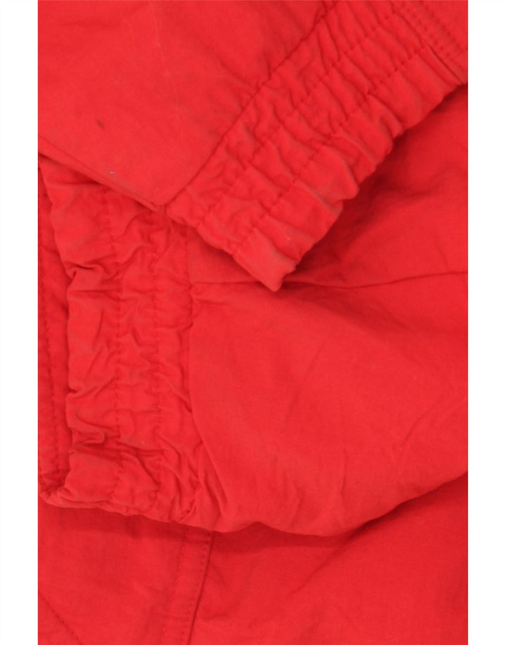 Eddie Bauer Veste matelassée pour homme UK 42 XL Rouge Coton