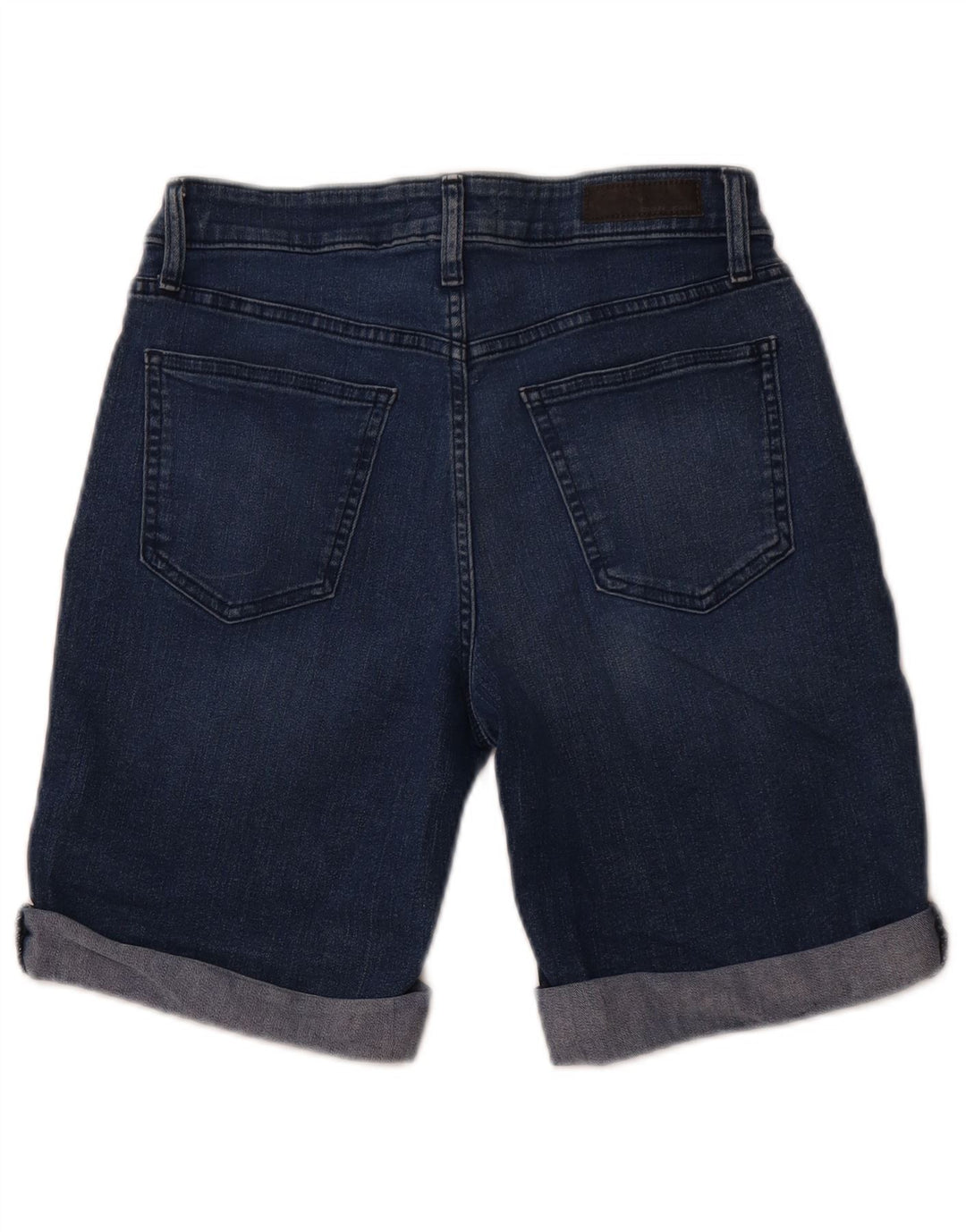 DKNY Short en jean pour femme US 8 Medium W28 Bleu marine en coton