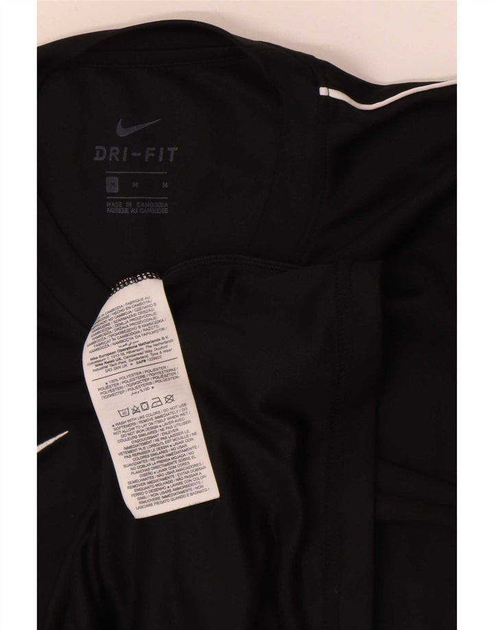 Nike Hommes Dri Fit T-Shirt Haut Noir Moyen Polyester