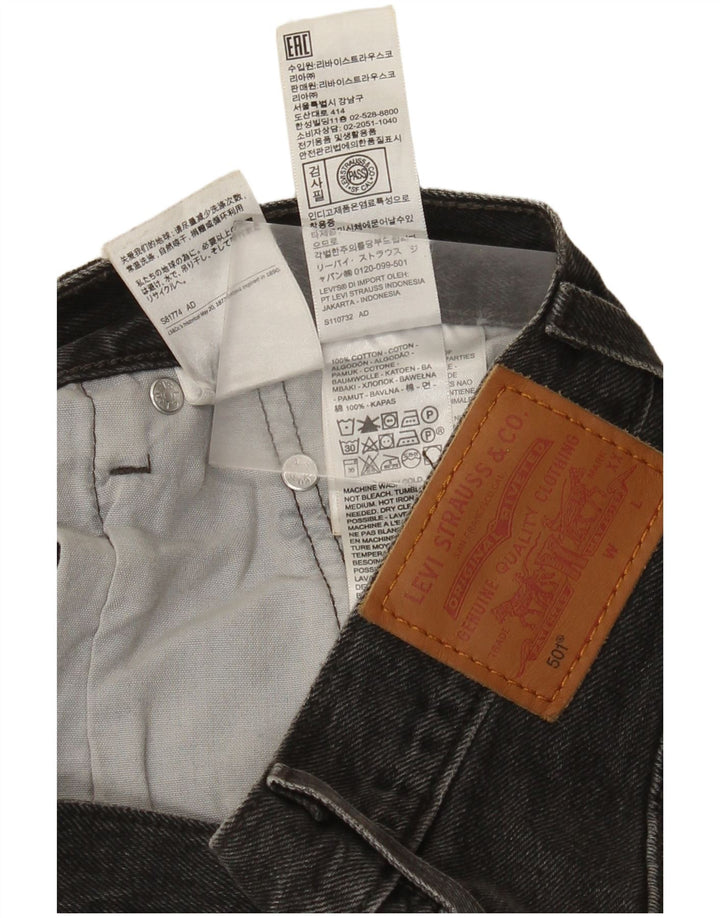Levi's Jean Droit 501 Femme W25 L26 Gris Coton
