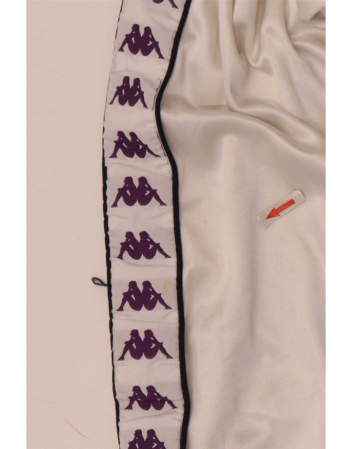 Kappa Veste de Survêtement Graphique pour Garçon 9-10 Ans Grand Blanc Colorblock