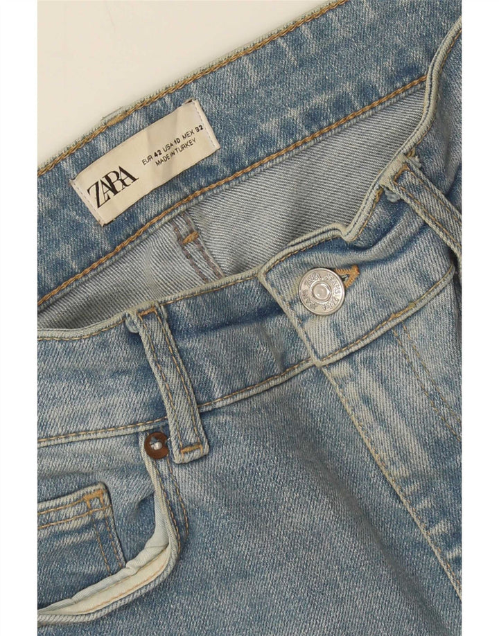 Zara Jean Bootcut Femme EU 42 Large W32 L25 Bleu