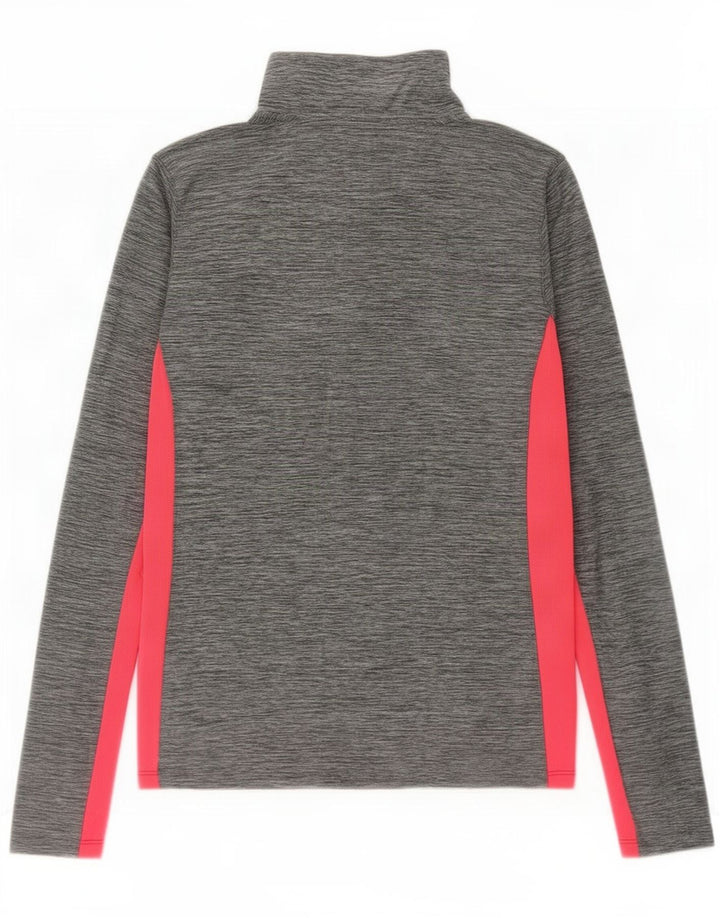 New Balance Haut de survêtement pull pour femme UK 12 Gris moyen Colourblock