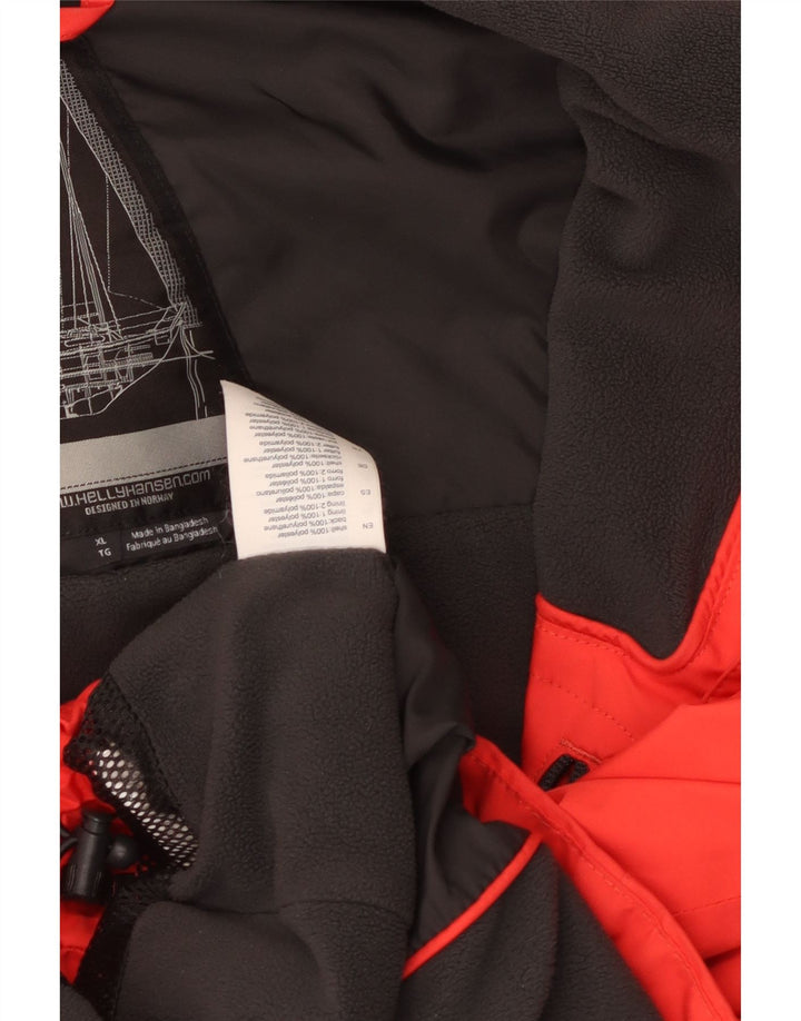 Helly Hansen Veste coupe-vent graphique pour garçon 13-14 ans XL Rouge Polyester