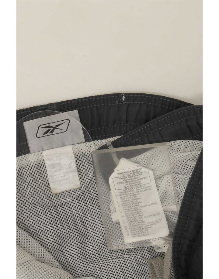 Reebok Short de bain homme grand gris polyester