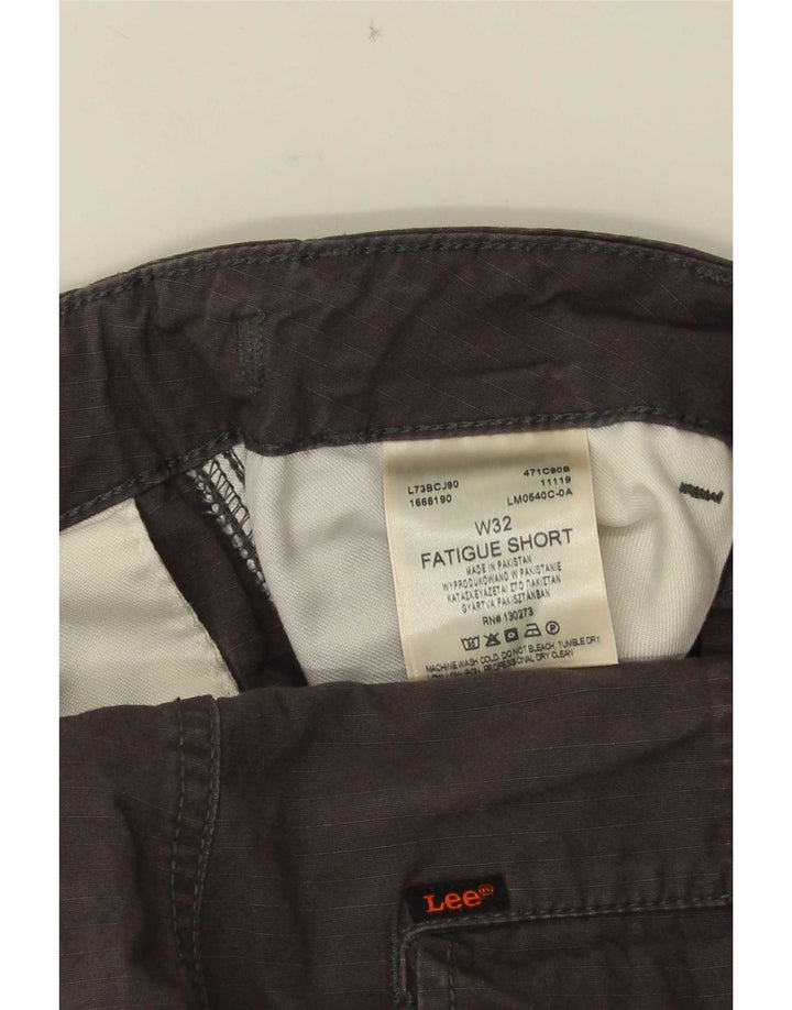 Lee Short Cargo W32 Homme Gris Moyen Coton