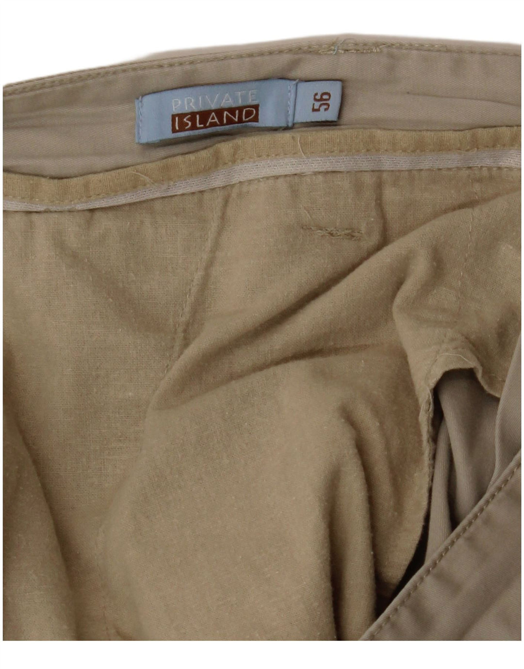 VINTAGE Short Cargo Homme IT 56 3XL W40 Beige