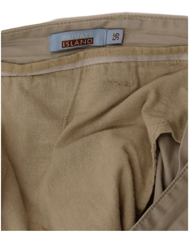 VINTAGE Short Cargo Homme IT 56 3XL W40 Beige