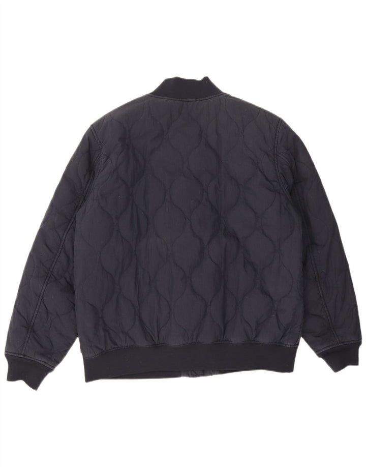 Levi's Veste Bomber Rembourrée Homme UK 42 XL Bleu Marine Coton