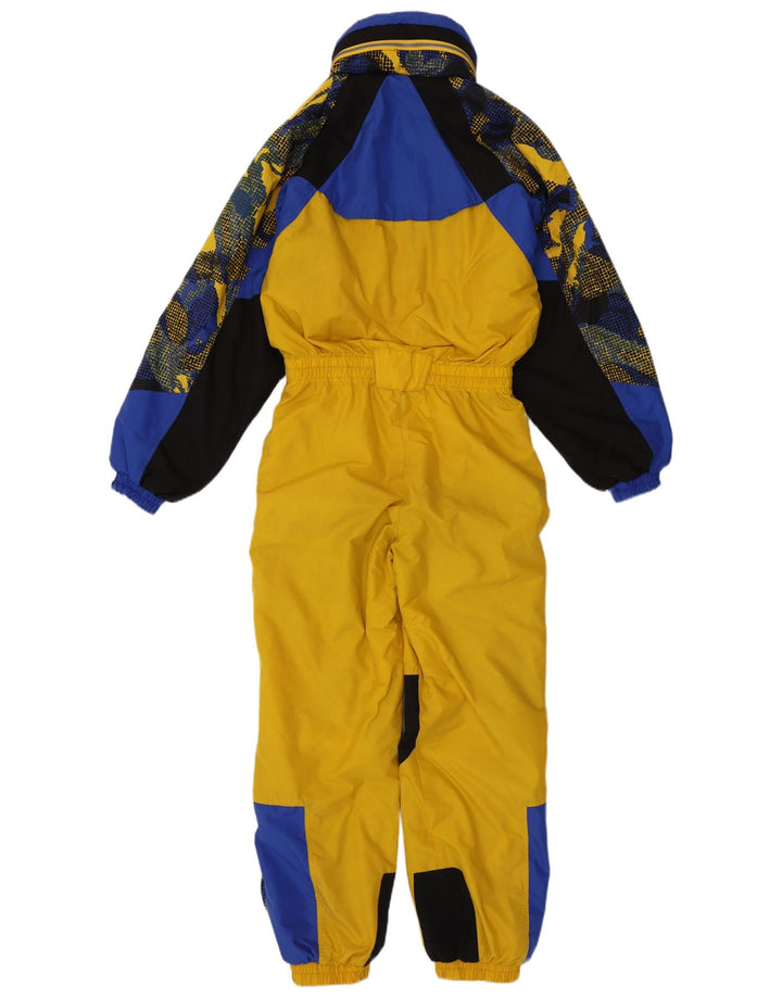 Fila Combinaison de Ski Garçon 13-14 ans Jaune Géométrique Polyamide