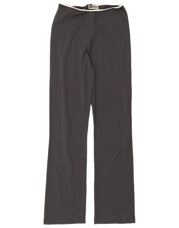 Asics Womens Tracksuit Trousers UK 12 Medium  Grey Polyamide
