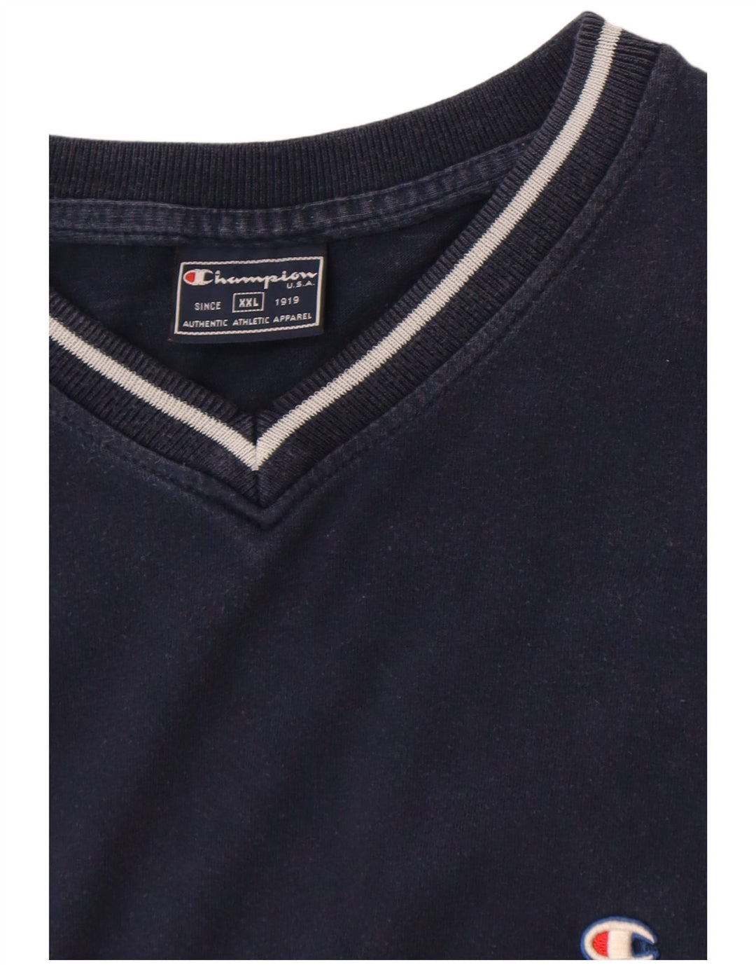Champion T-Shirt Homme Top 2XL Bleu Marine
