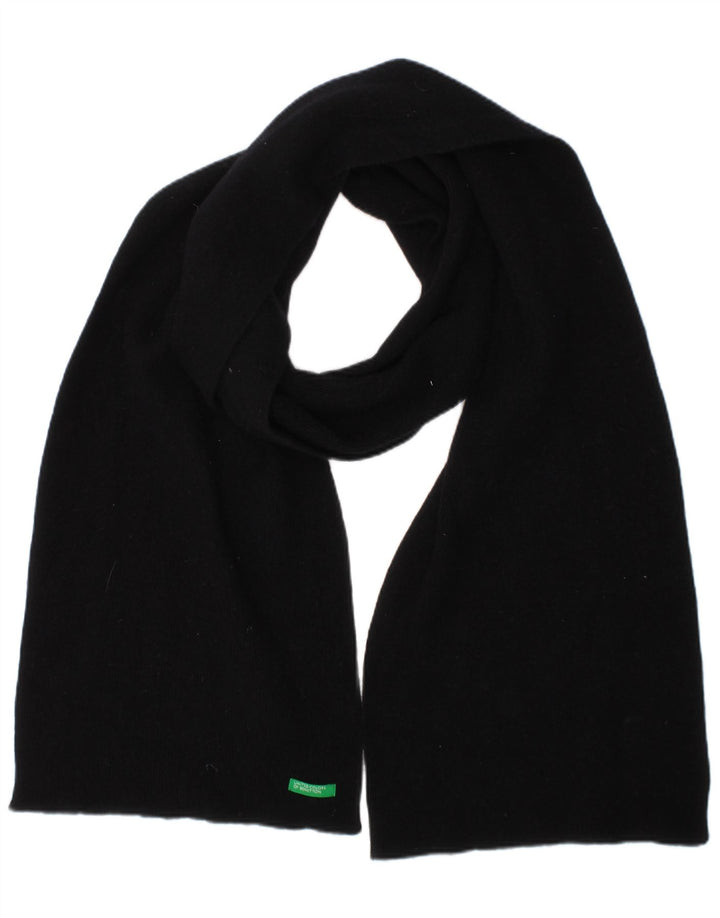 Under Colors of Benetton Écharpe Rectangulaire Femme Taille Unique Noir Classique