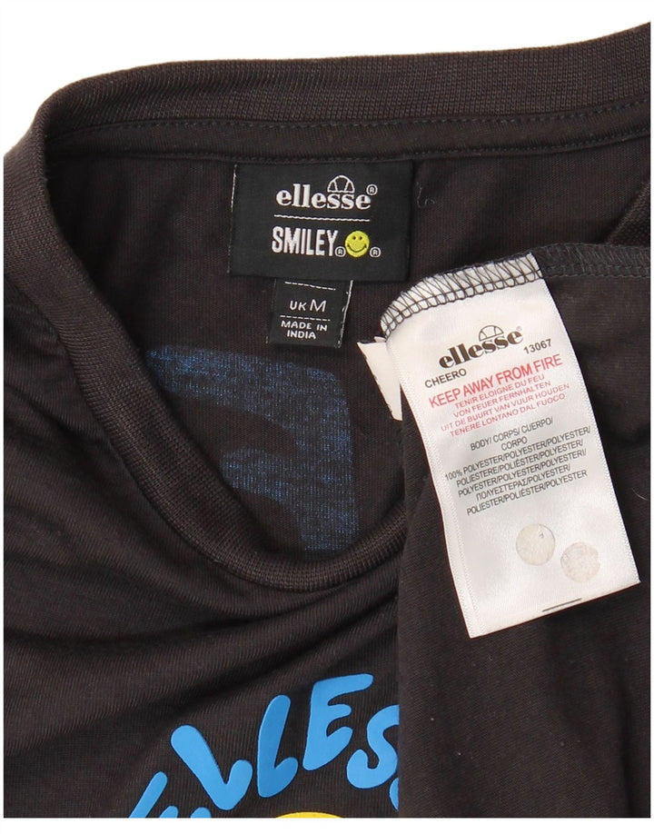 Ellesse T-Shirt Graphique Homme Noir Moyen Polyester