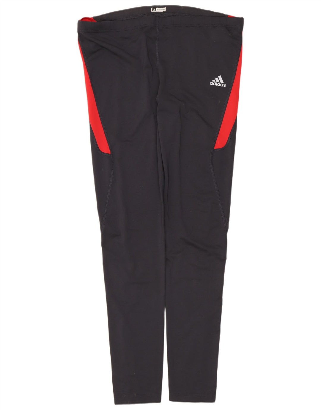 Adidas Pantalon de survêtement pour femme UK 16 Large Gris Colourblock
