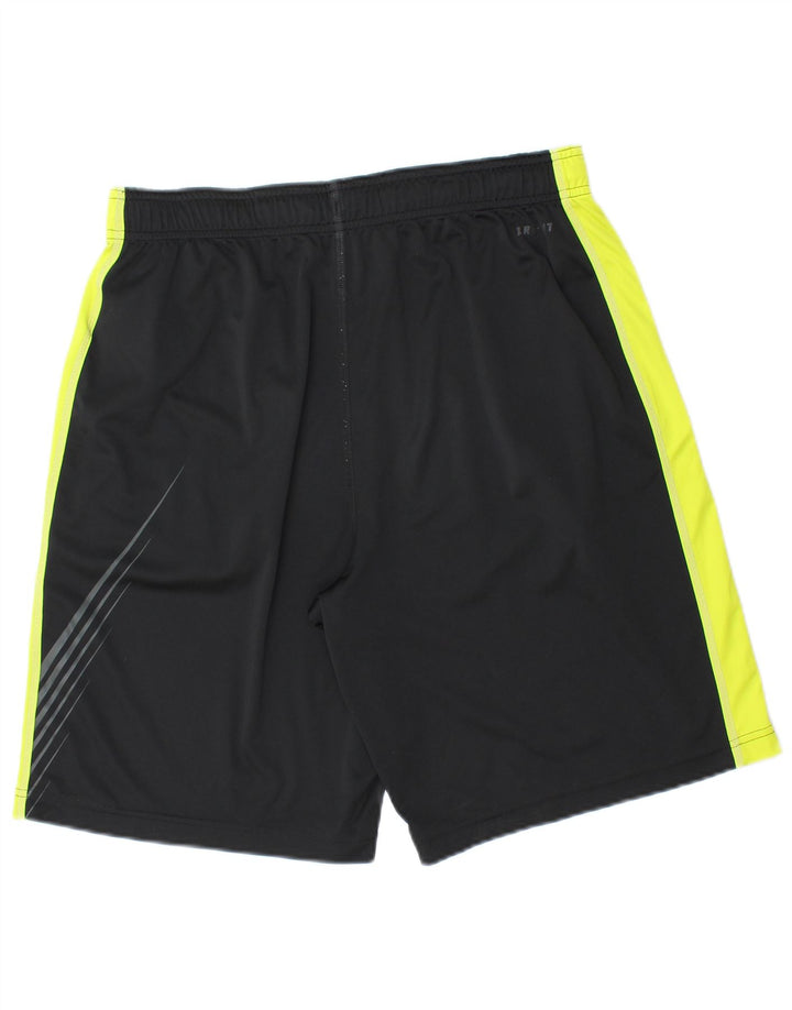 Short de sport Nike pour hommes, petit, en polyester color block noir