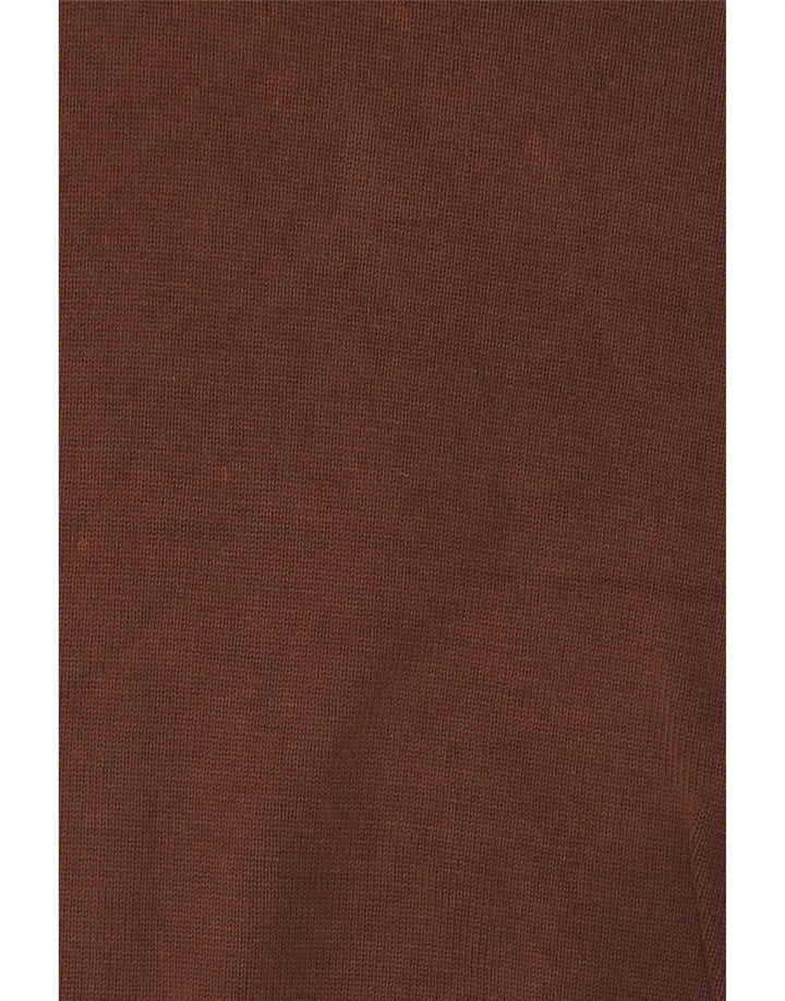 Zara Pull Col V Homme XL Marron Coton