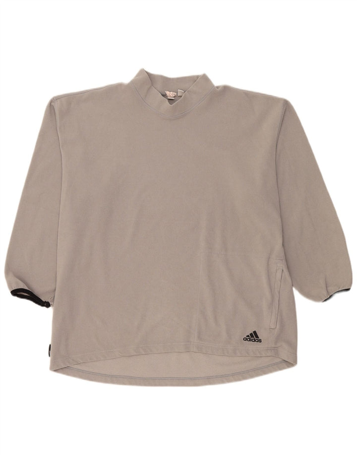 Adidas Climawarm Fleece Jumper XL Gris Polyester Homme