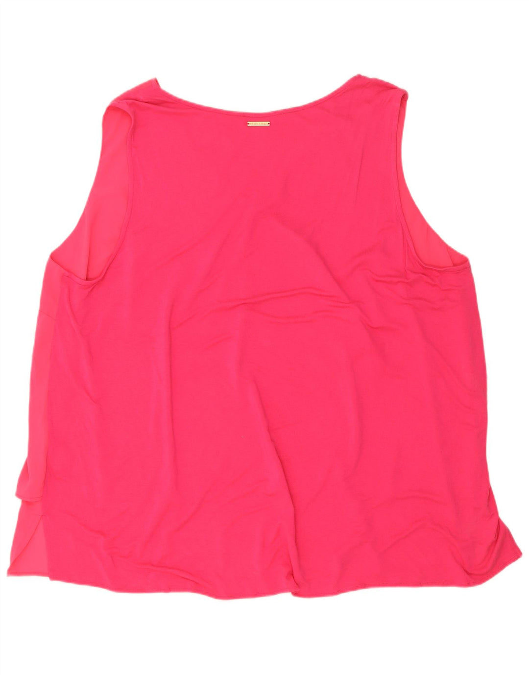 Michael Kors Haut chemisier sans manches pour femme UK 22 3XL Rose Polyester