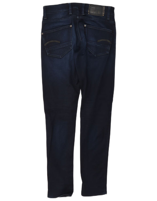 G-Star Femme Revend Super Slim Jeans W29 L32 Bleu Marine Coton