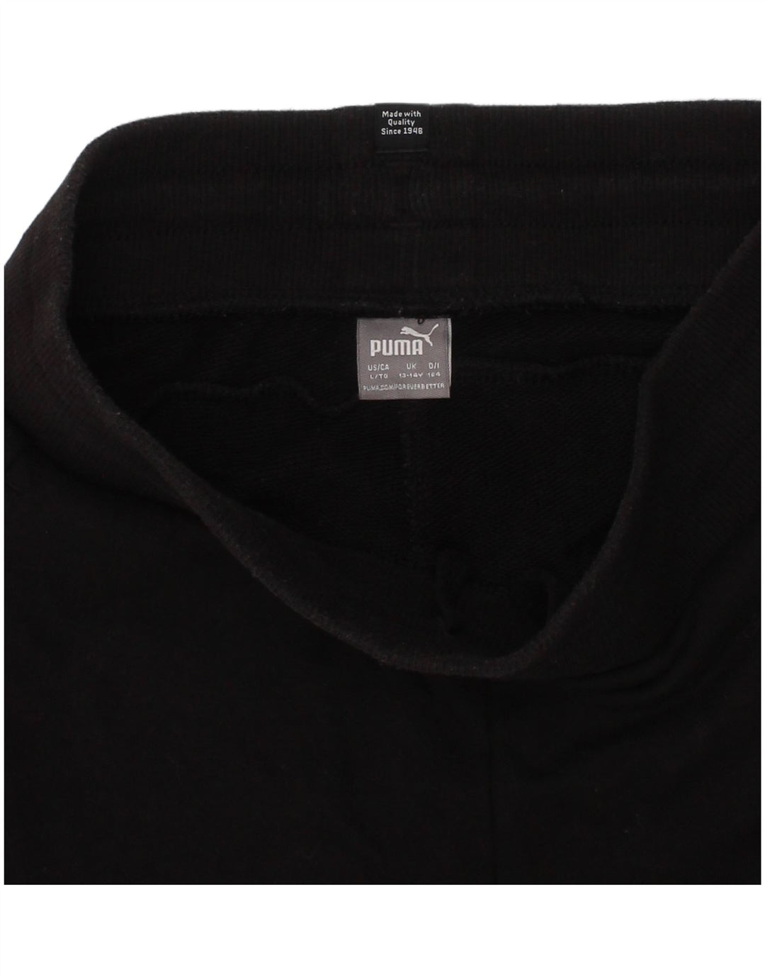 Puma Short de Sport Fille 13-14 Ans Noir Coton