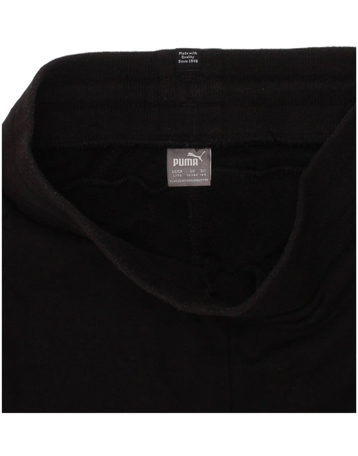 Puma Short de Sport Fille 13-14 Ans Noir Coton