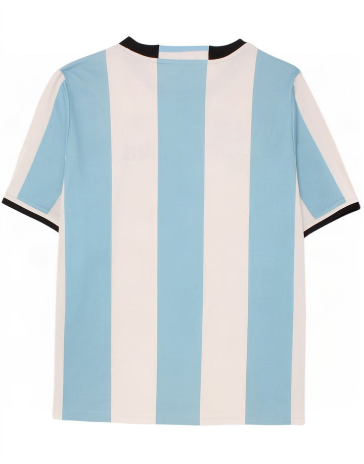Adidas Garçon Climacool T-Shirt Top 13-14 ans Bleu Rayé Polyester