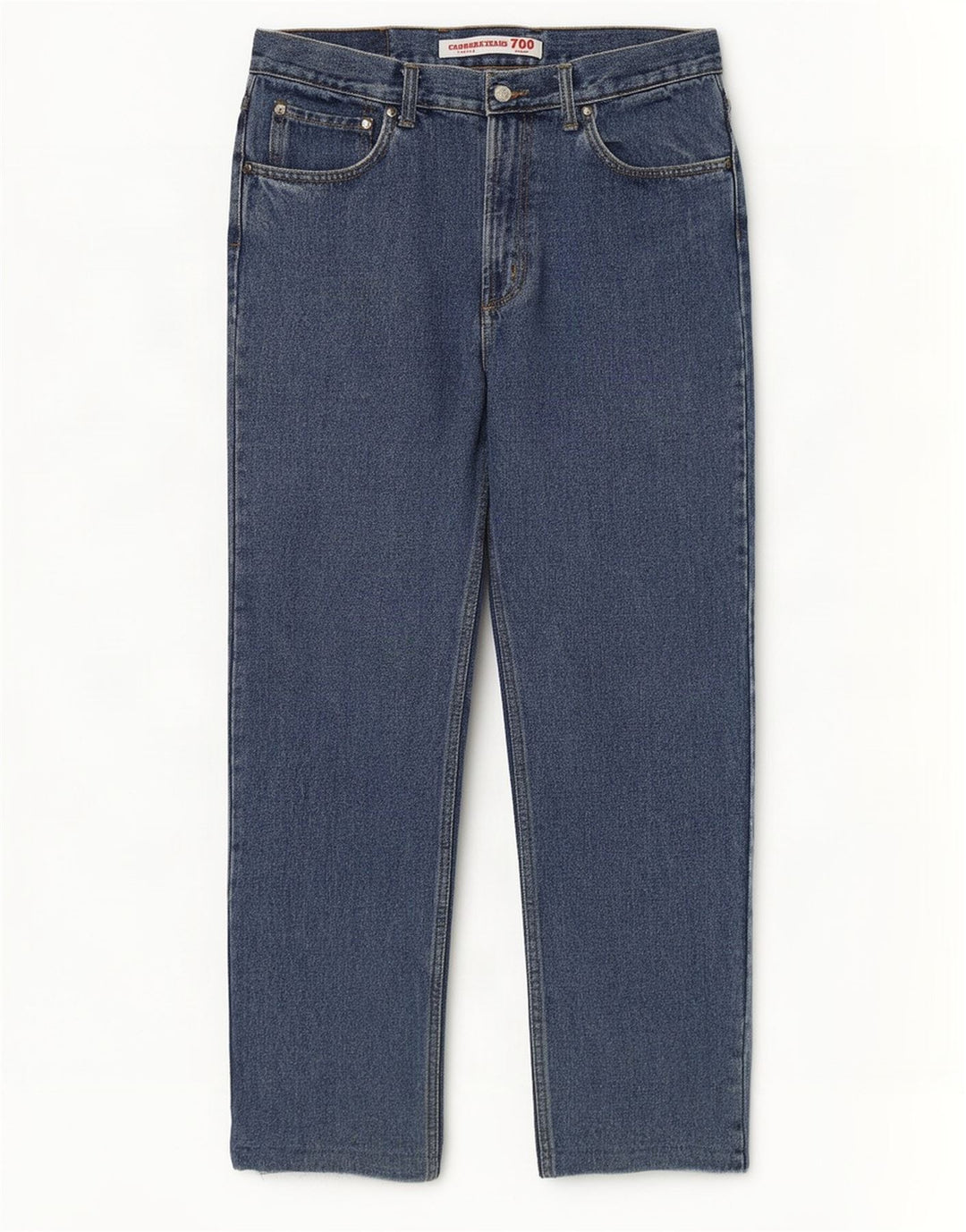 Carrera Femme Jean Droit 700 W38 L30 Bleu Coton