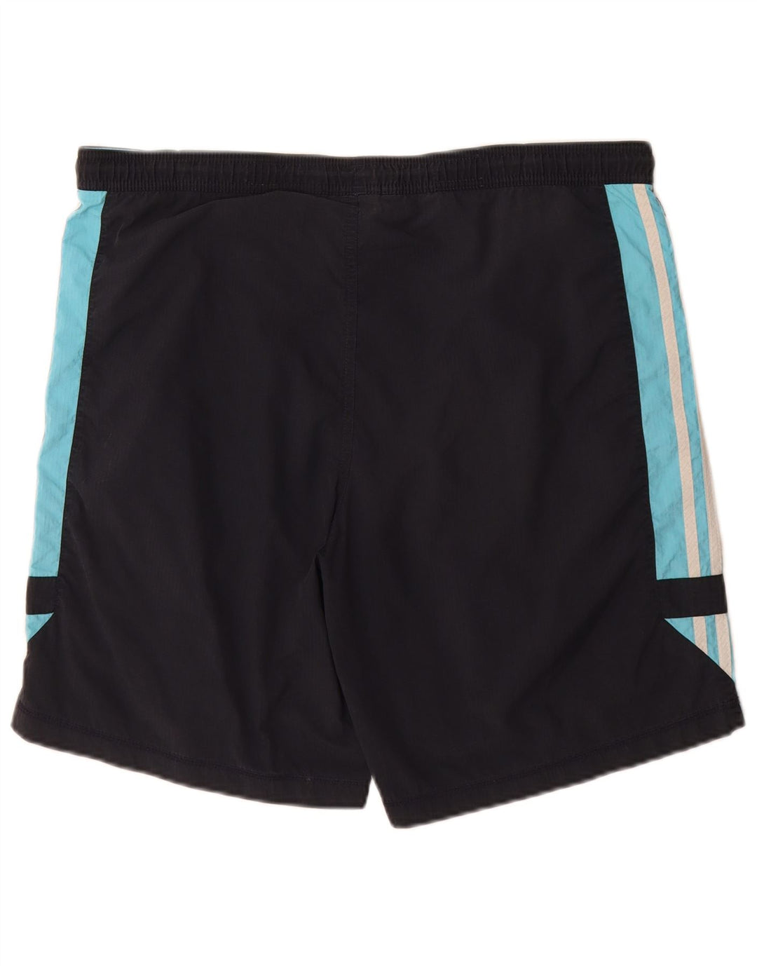 Adidas Short de sport pour homme en polyamide color block bleu marine moyen