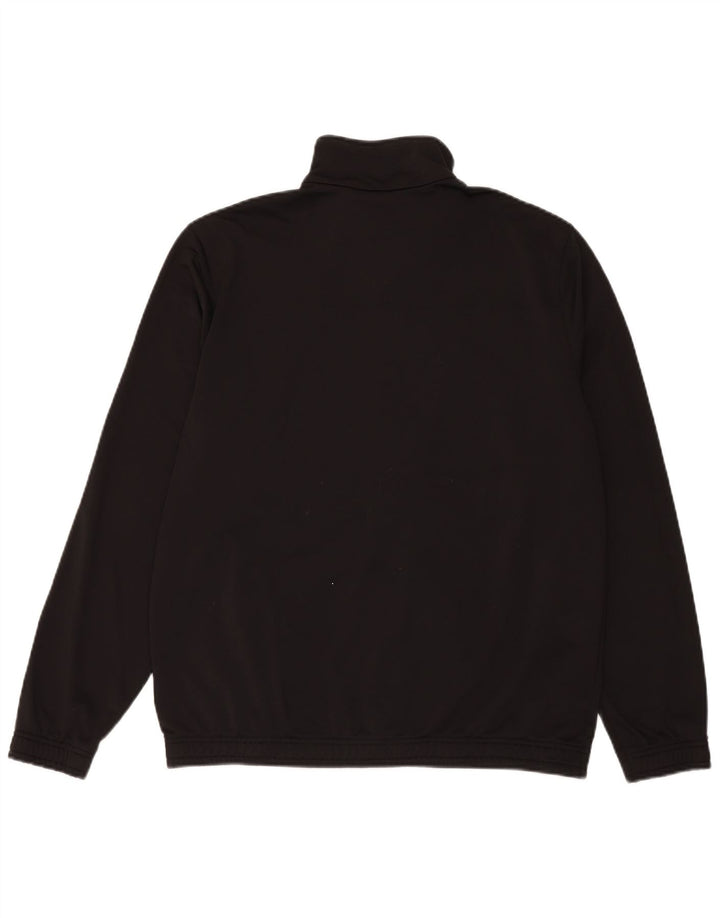 Puma Veste de survêtement pour homme Large Noir Colorblock Polyester