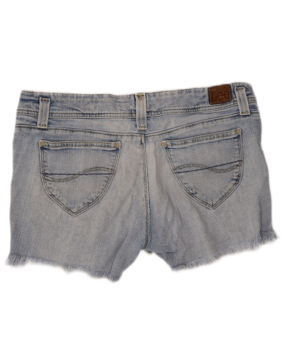 LEE Short en Jean Femme W36 XL Bleu