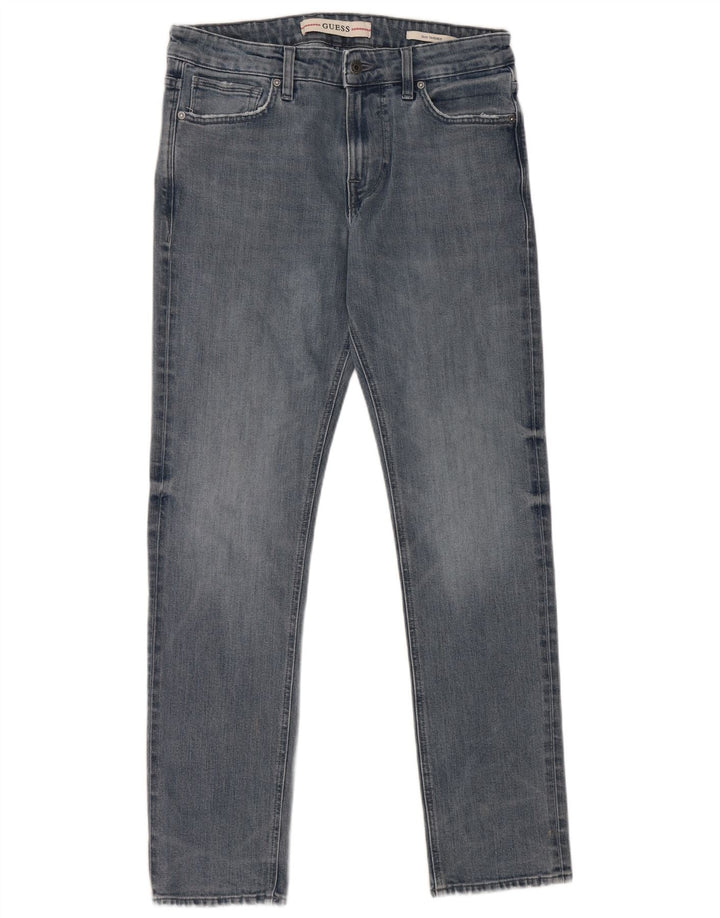 Guess Jean Slim Fuselé W34 L31 Homme Bleu