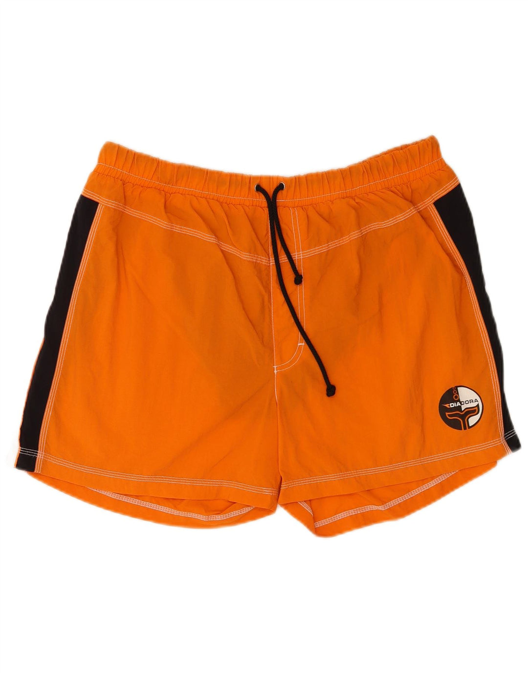 Diadora Short de Bain Regular 2XL Orange Colourblock Polyamide Homme