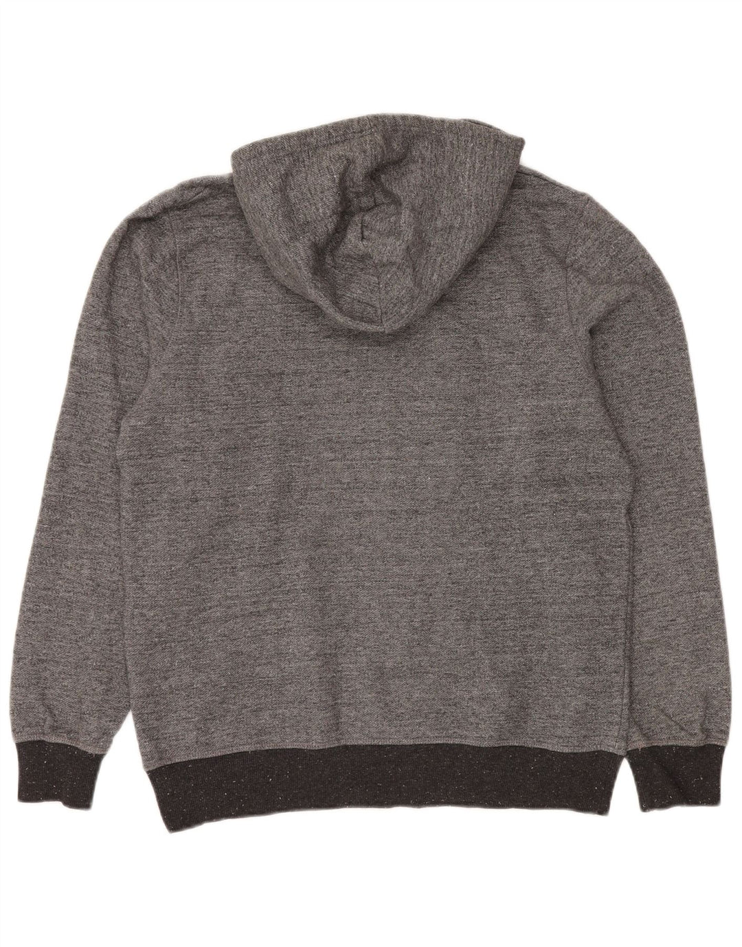 Jack & Jones Pull à Capuche Graphique Homme Gris Moyen Moucheté Polyester