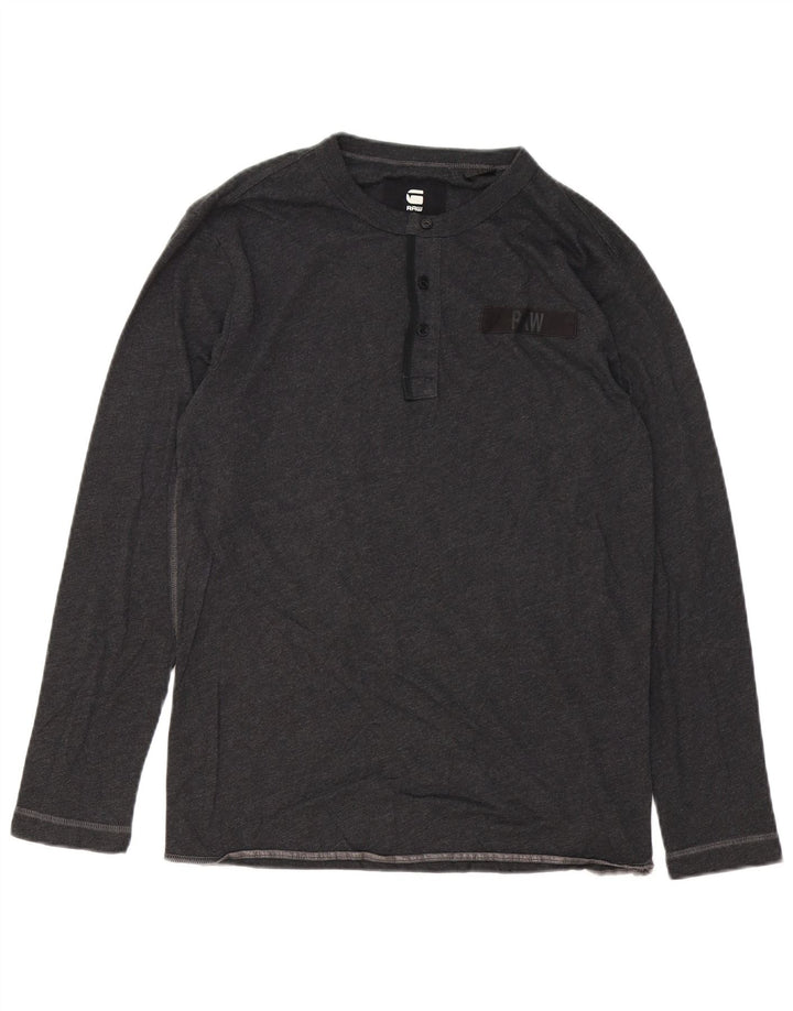 G-Star Homme Top Manches Longues Petit Gris Coton