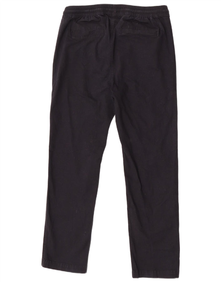Marks & Spencer Pantalon Chino Droit Femme Moyen W34 L29 Bleu Marine