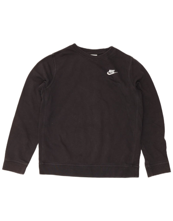 Nike Sweat-shirt pour garçon 13-14 ans XL Noir Coton Sports