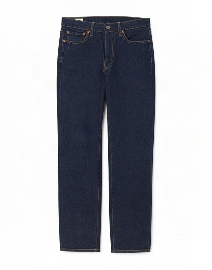 Levi's Jean 514 Straight Homme Bleu Marine W32 L32 Coton