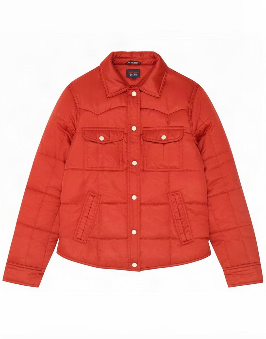 Tommy Hilfiger Veste matelassée pour femme UK 12 Rouge moyen Polyester