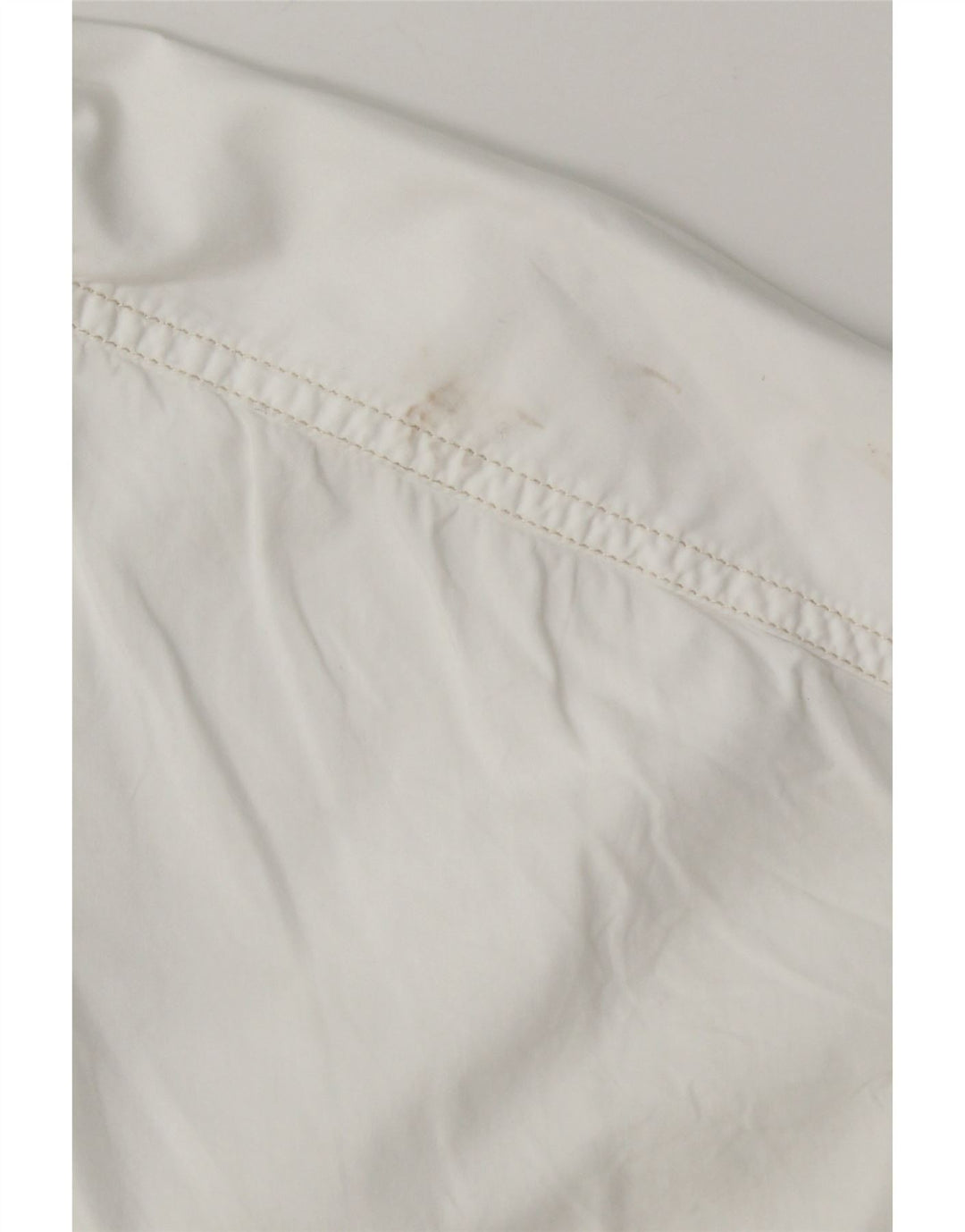 Benetton Chemise surdimensionnée pour femme UK 10 Small Blanc Coton