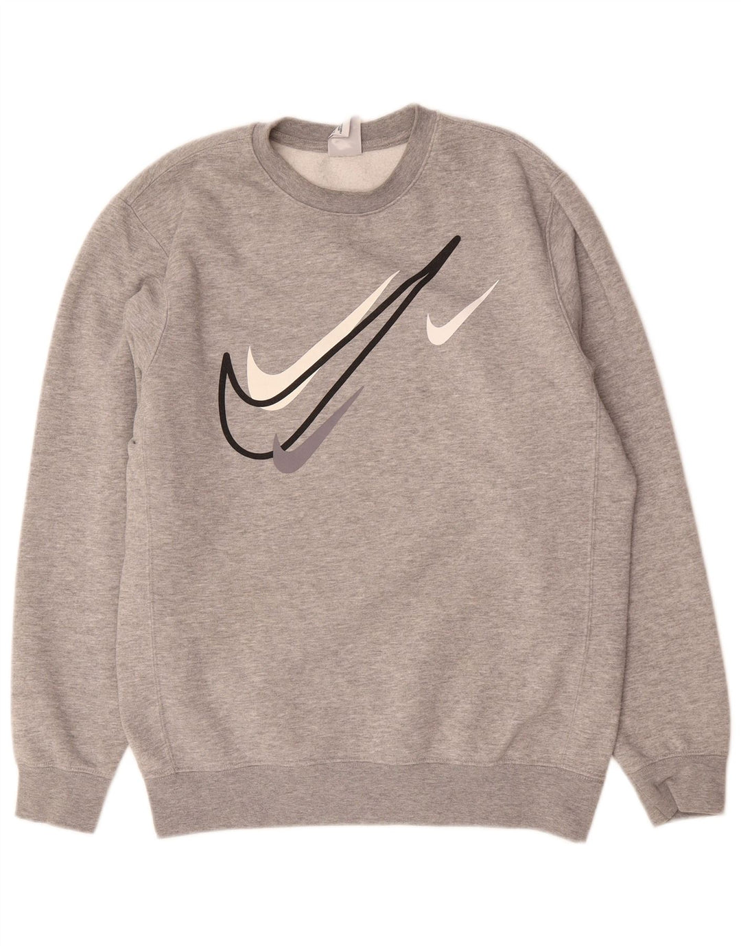 Nike Homme Sweat-Shirt Graphique Gris Moyen Coton