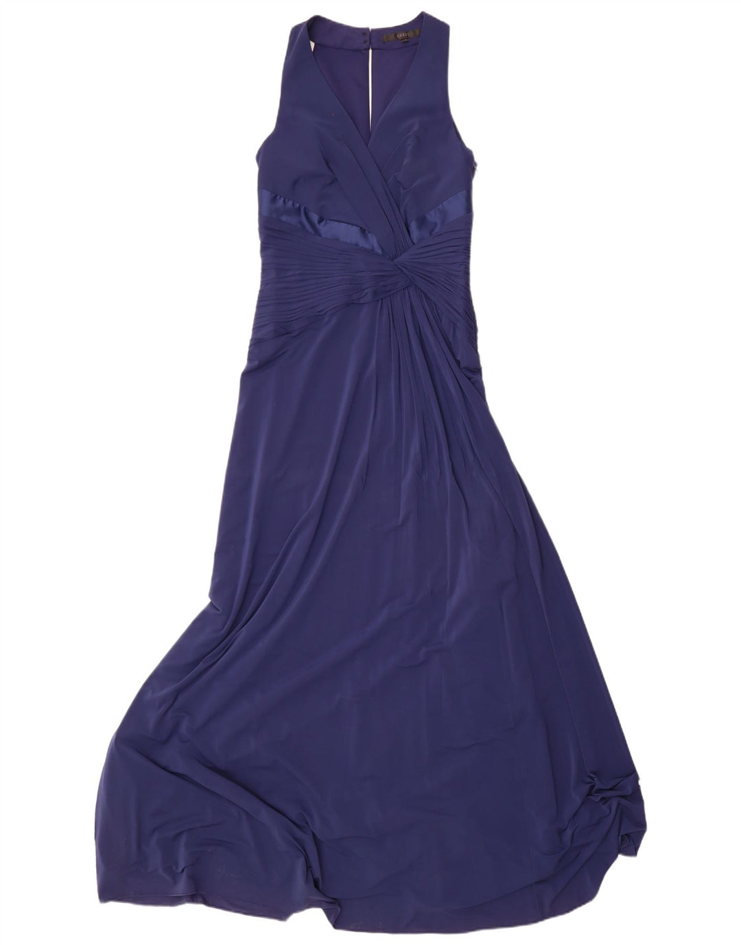 Coast Robe longue sans manches pour femme UK 10 Petit Bleu