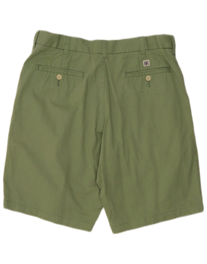 Marks & Spencer Short Chino Femme W34 Large Vert Coton