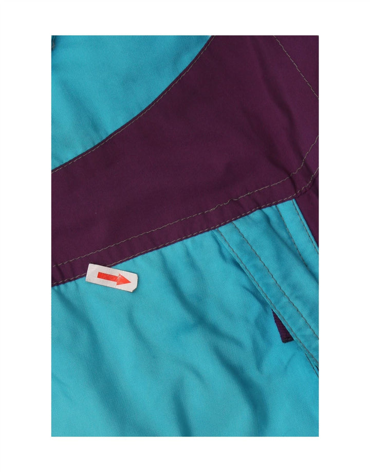 COLMAR Veste de ski à capuche coupe ample pour homme IT 44 XS Bleu Colourblock