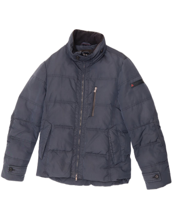 PEUTEREY Veste matelassée homme UK 36 Small Bleu Marine Polyamide