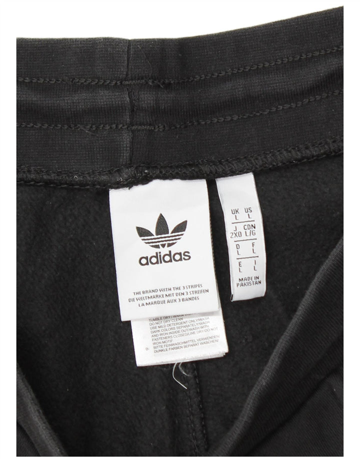 ADIDAS Pantalon de survêtement pour hommes Joggers Large Noir Coton